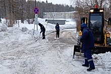За минувшую неделю с дворовых территорий Савелок вывезли 860 кубометров снега