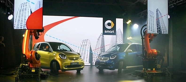 Smart представил Fortwo и Fortfour с «автоматом» для РФ