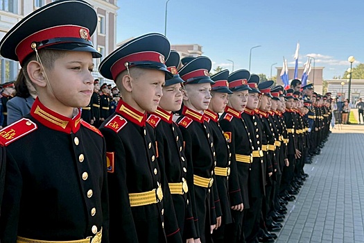 В Тверском суворовском училище прошла церемония посвящения в суворовцы