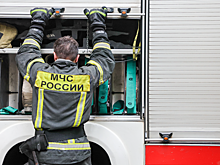 В подмосковном Пушкине произошел крупный пожар