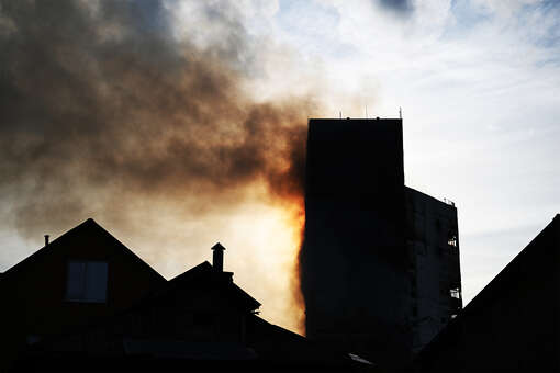 ТАСС: в сгоревшем здании во Фрязине больше нет людей, погибли шесть человек