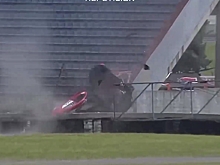 Гоночная машина врезалась в трибуны в Аргентине