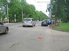 В Ярославле на Тутаевском шоссе столкнулись иномарка и велосипед