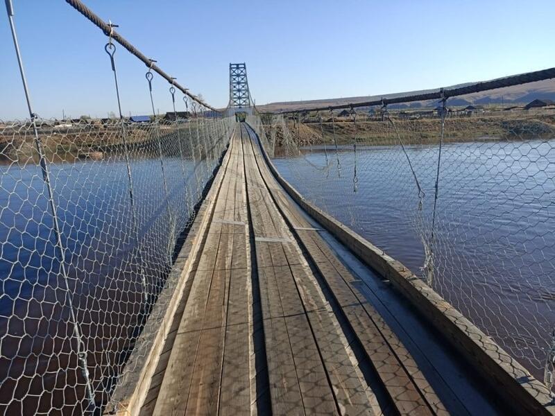 Ремонт моста через реку Нерча продолжается в Забайкалье