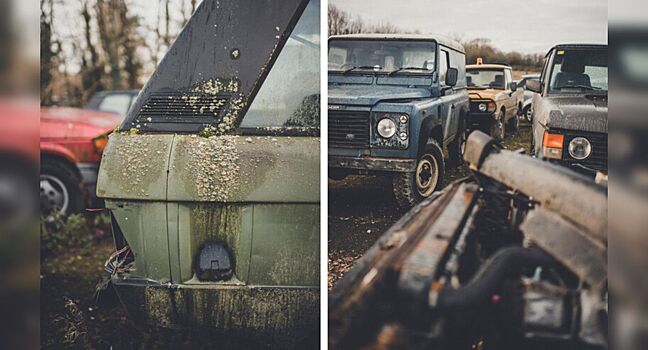 Фотосессия на кладбище Land Rover