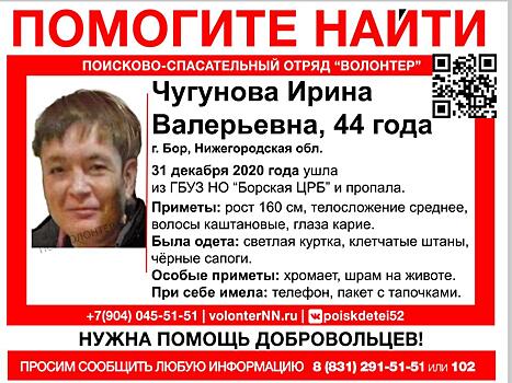 Ирина Чугунова пропала на Бору