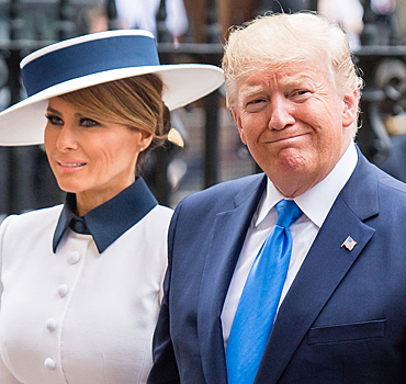 Развода не будет? Дональд и Мелания Трамп побывали на романтическом ужине