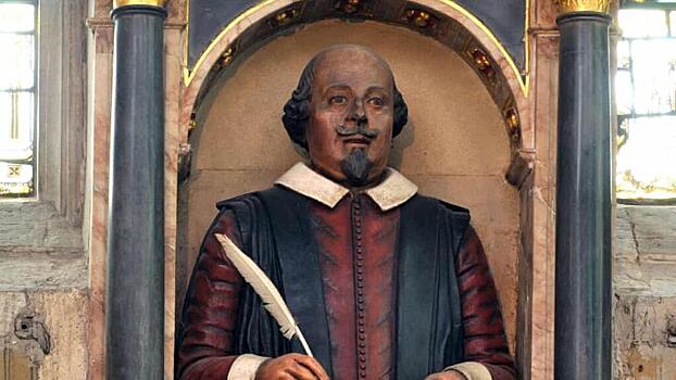 Надгробие Шекспира признали самым правдивым изображением драматурга