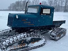 В США продают необычный гусеничный вездеход Sno-Cat 442 конца 60-х годов