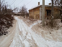 Под Воронежем снег окрасился в бурый цвет