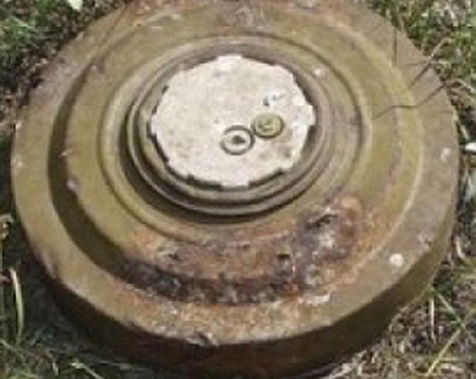 На берегу Угры нашли немецкую противотанковую мину