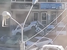 Водитель на иномарке врезался сразу в 3 машины в Ставрополе