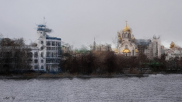 Фотонарисованный Екатеринбург Андрея Колмакова