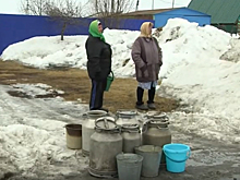 Без воды остались жители Малого Оеша на несколько дней