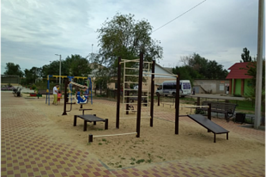 В двух районах Волгоградской области открылись спортивные площадки