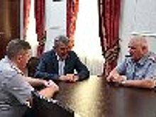 Глава Республики Северная Осетия – Алания Сергей Меняйло провел рабочую встречу с новым руководителем регионального УФСИН Константином Шулаковым
