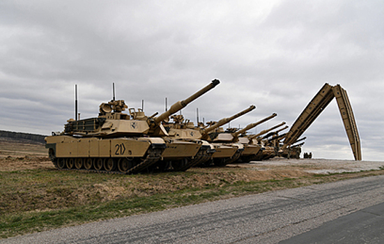 Списанные американские танки Abrams отправили на Украину