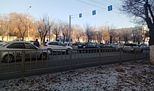 Четыре автомобиля столкнулись в Дзержинском районе Волгограда