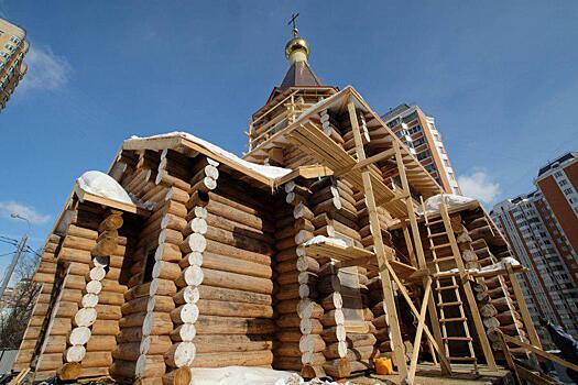 Ход строительства храма блаженной Матроны Московской обсудили в Дмитровском