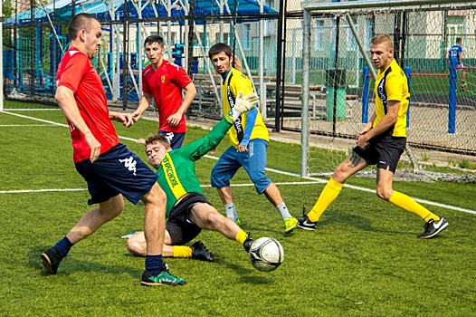 Спортсмены из Воскресенского заняли третье место в футбольном турнире