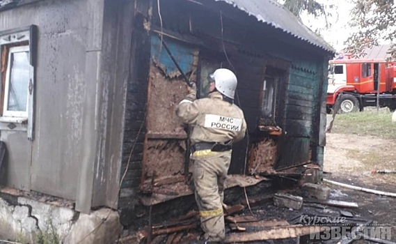Курская область. Причиной пожара в Щиграх стала детская шалость
