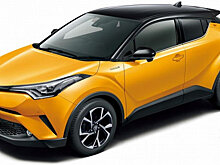 Кроссовер Toyota C-HR получил интересные варианты окраски кузова