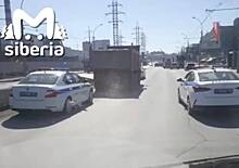 Водитель КамАЗа устроил погоню в центре российского города и попал на видео