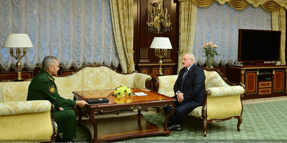 Лукашенко и Шойгу обсудили в Минске совместную подготовку военных