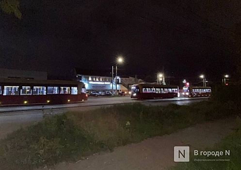 Несколько трамваев №6 и №7 встали из-за аварии в Нижнем Новгороде