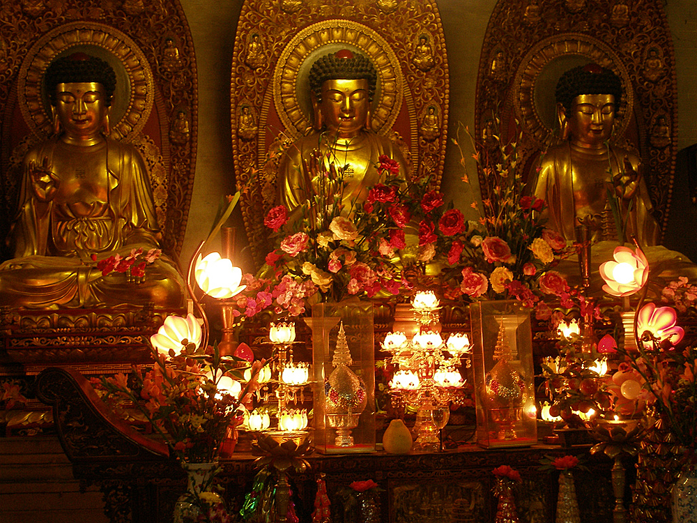 Храм Хуалинь, Гуанчжоу, Китай, Азия