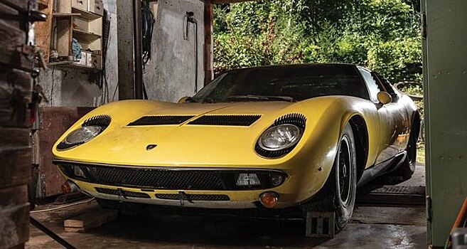 Редкий Lamborghini 1969 года в хорошем состоянии пустят с молотка