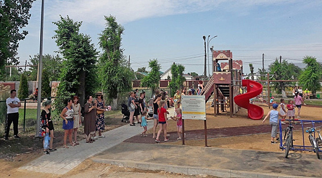 В Ставропольском районе появился благоустроенный семейный сквер