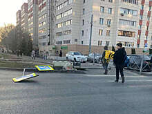 Казанского пенсионера придавил столб, упавший из-за сильного ветра