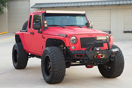 Посмотрите на пикап Jeep Wrangler с 7,0-литровым компрессорным V8
