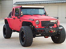 Посмотрите на пикап Jeep Wrangler с 7,0-литровым компрессорным V8