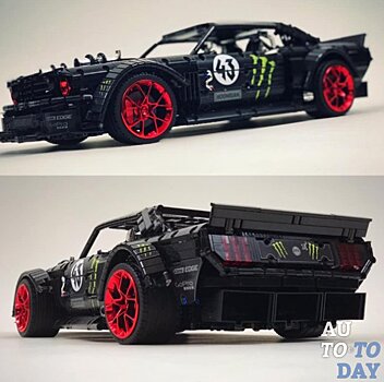 Фанат LEGO построил впечатляющий Ford Mustang Hoonicorn V2