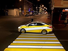 Светящаяся «зебра» появилась на пяти дорогах в Нижнем Новгороде