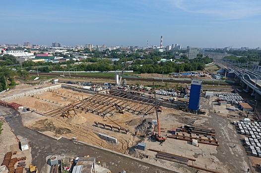 Идет активное строительство новой станции метро «Нижегородская улица»