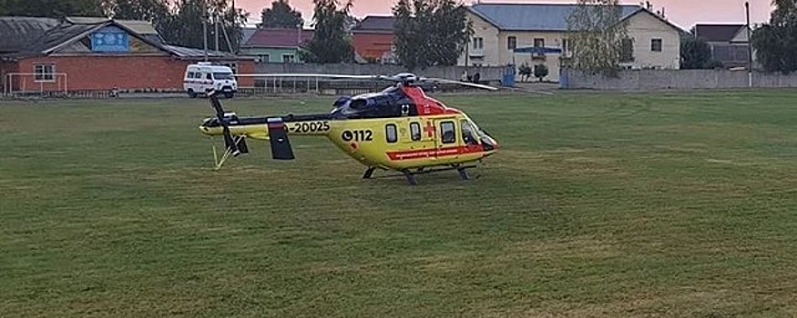 В Рязань вертолетом доставили ребенка, пострадавшего на хлебозаводе