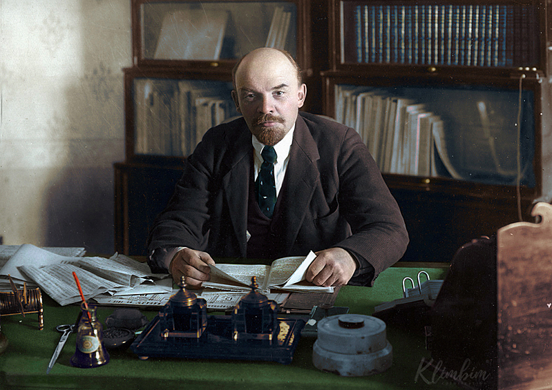 Портрет В.И Ленина, 1918 год