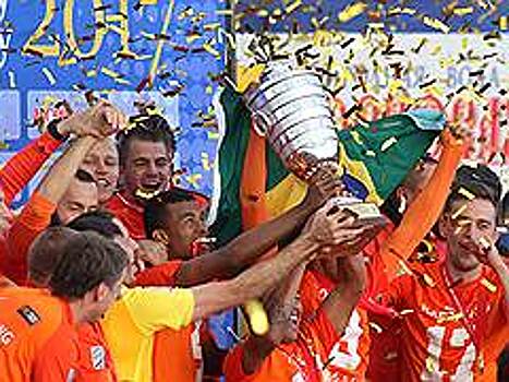 «Кристалл» во второй раз в истории завоевал Кубок России по пляжному футболу