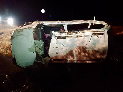 Ночью 25 октября LADA Kalina съехала в кювет в Похвистневском районе