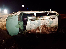 Ночью 25 октября LADA Kalina съехала в кювет в Похвистневском районе