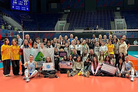 Юные спортсменки из Елабуги побывали на матче "Динамо-Ак Барс"