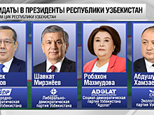 Предвыборная агитация кандидатов в президенты началась в Узбекистане
