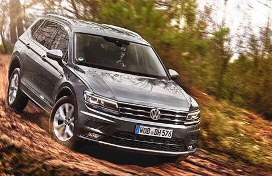 Volkswagen Tiguan демонстрирует рост продаж в России