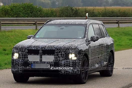 BMW проводит испытания нового электрического X7