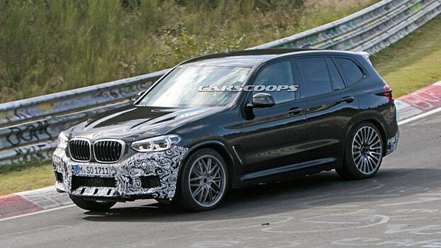 «Заряженный» BMW X3 M замечен на Нюрбургринге