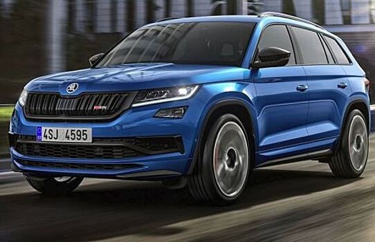 За день до Парижского автошоу в Сеть «просочился» дебютант Skoda Kodiaq RS 2019