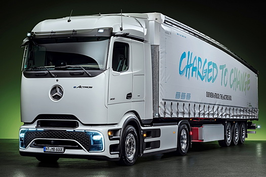 Представлен серийный магистральный электротягач Mercedes-Benz eActros